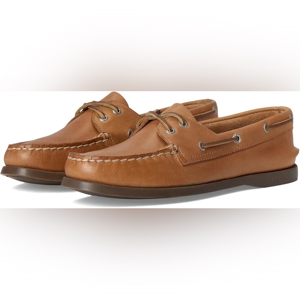 $100 BNWT Sperry Tan A0 2 Boat Shoes 6.5